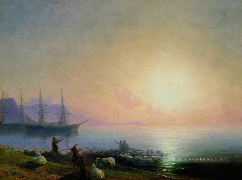 Ivan Aivazovsky sheepdip Paysage marin Peintures à l'huile